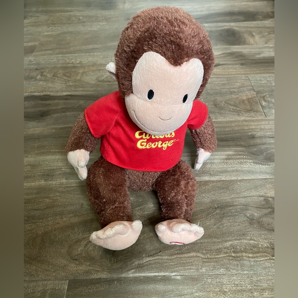 Curious George 11” plushie with audio